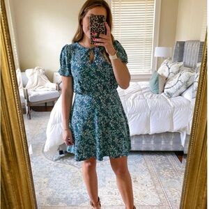 Floral Blue Dress